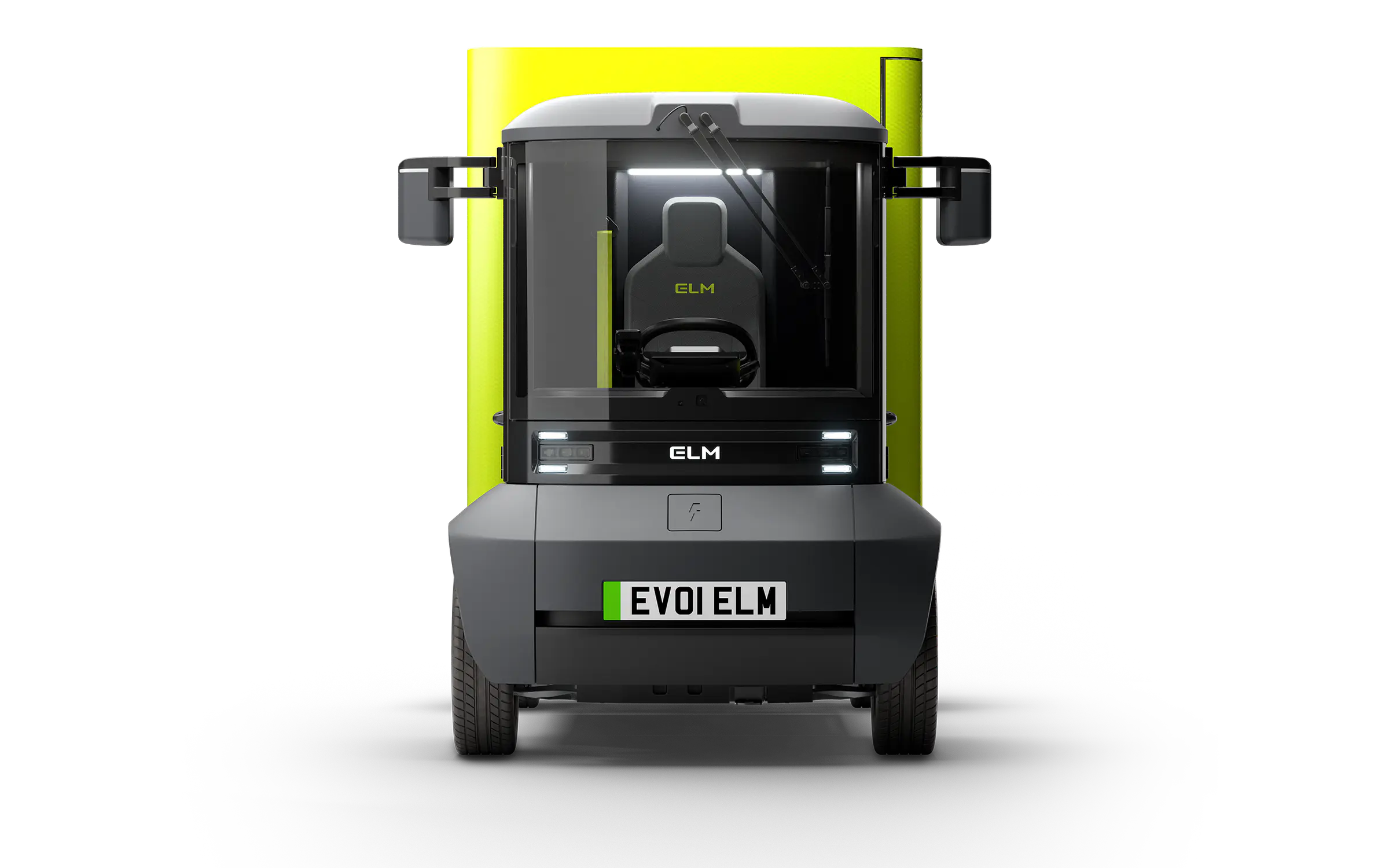 Front view of the ELM vehicle